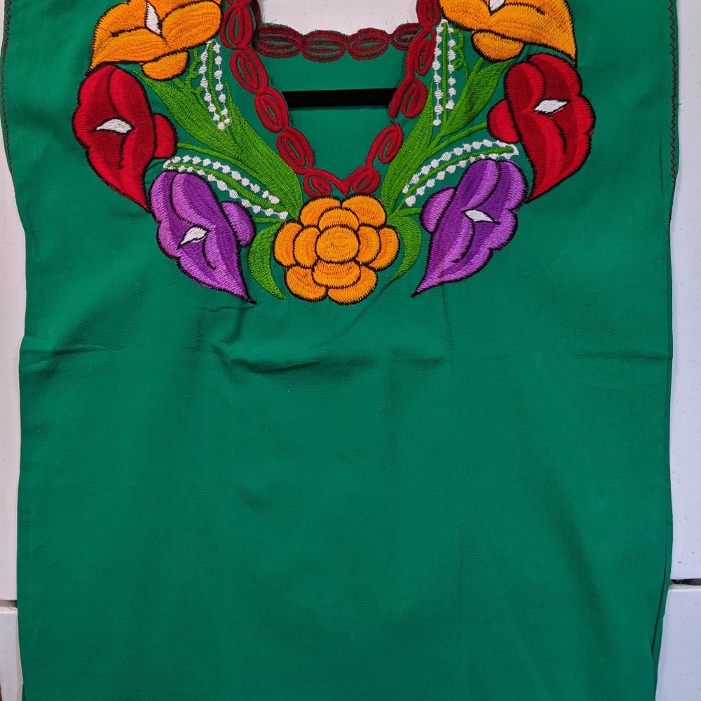 Green Blouse -M